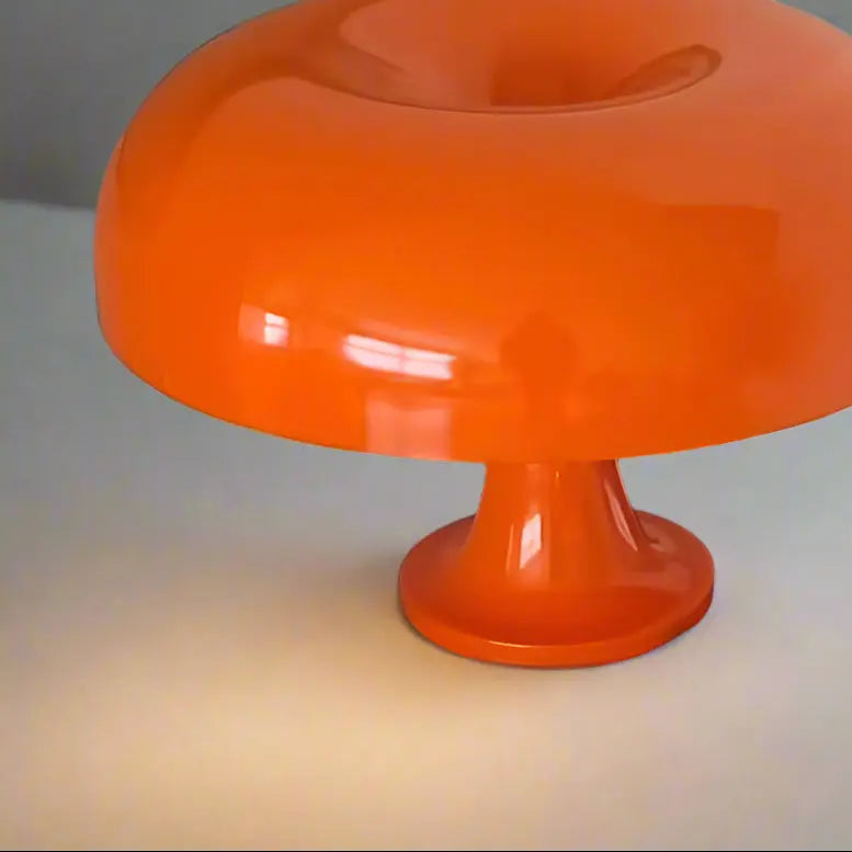 Illuminating Elegance: Rechargeable Orange Mushroom Table Lamp with Adjustable Lighting Sofa By Design