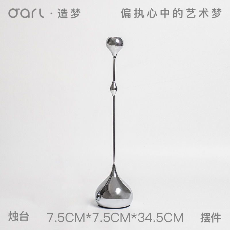 Romantic Metal Waterdrop Candle Holder – Decorative Ornament Sofa By Design