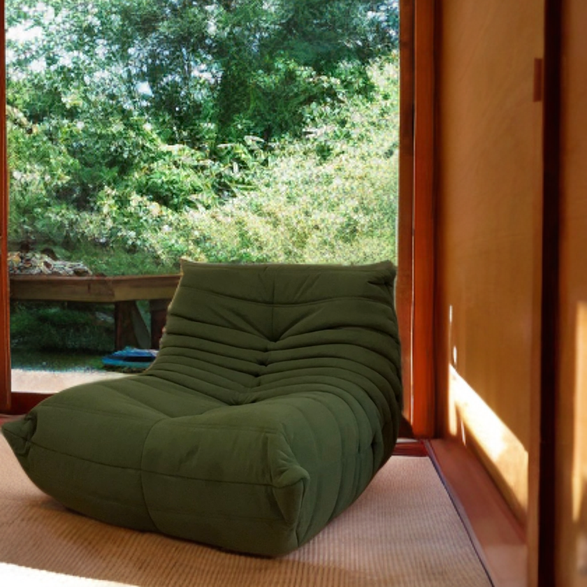 SofaByDesign Cream White Vegan Leather Fireside Sofa Single Armchair - Sofa By Design