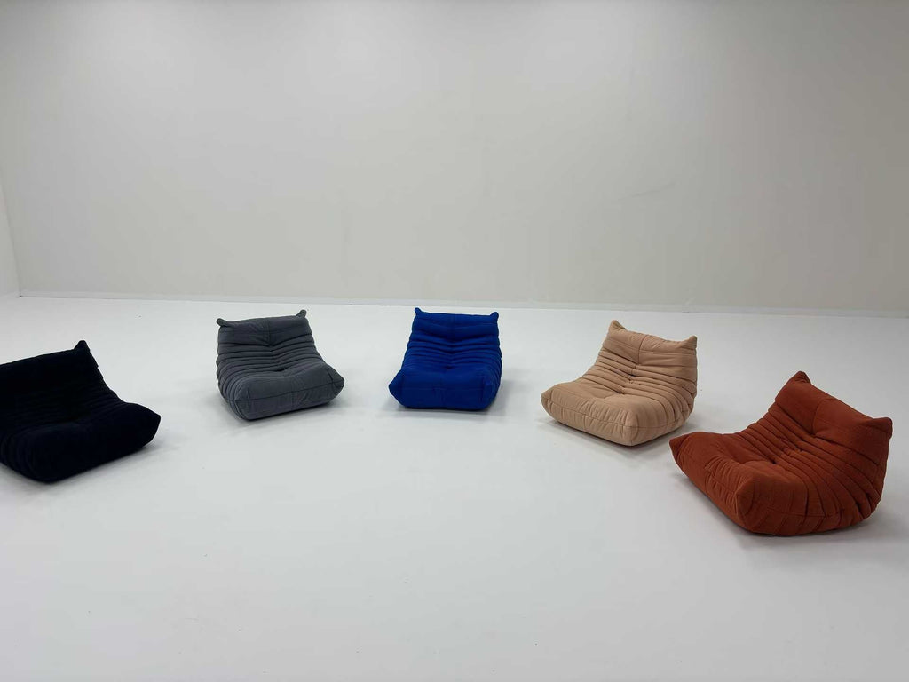 Sofa By Design Baby Toddler Armchair Sofa Yellow/Blue Eco Suede Single Seater Sofa By Design