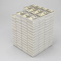 Money stack stool and side table in a pop art US dollar design