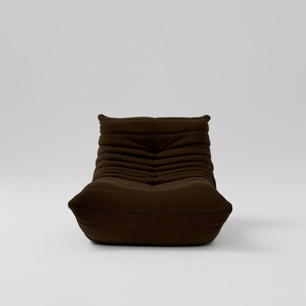 Sofa By Design Brown Vegan Suede Fireside Armchair loveseats modular sofa