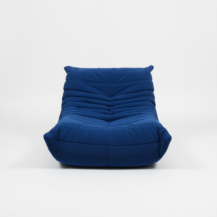 Sofa By Design Vegan Suede Royal Blue Togo Chair