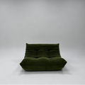 Sofa By Design | Two Seater Forest Green Vegan Suede Fireside Lounge