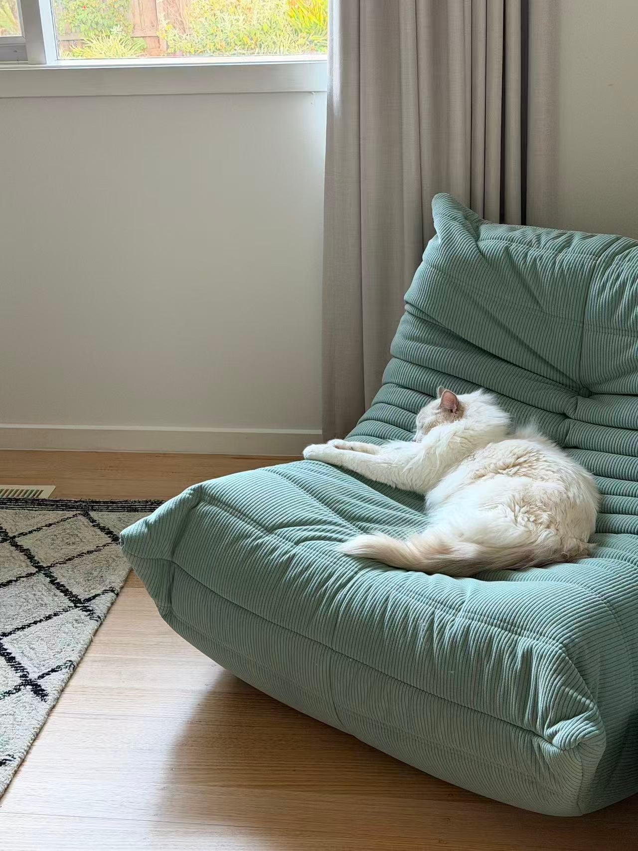 Sofa By Design | Green Corduroy Single Fireside Armchair – Retro Charm, Modern Comfort