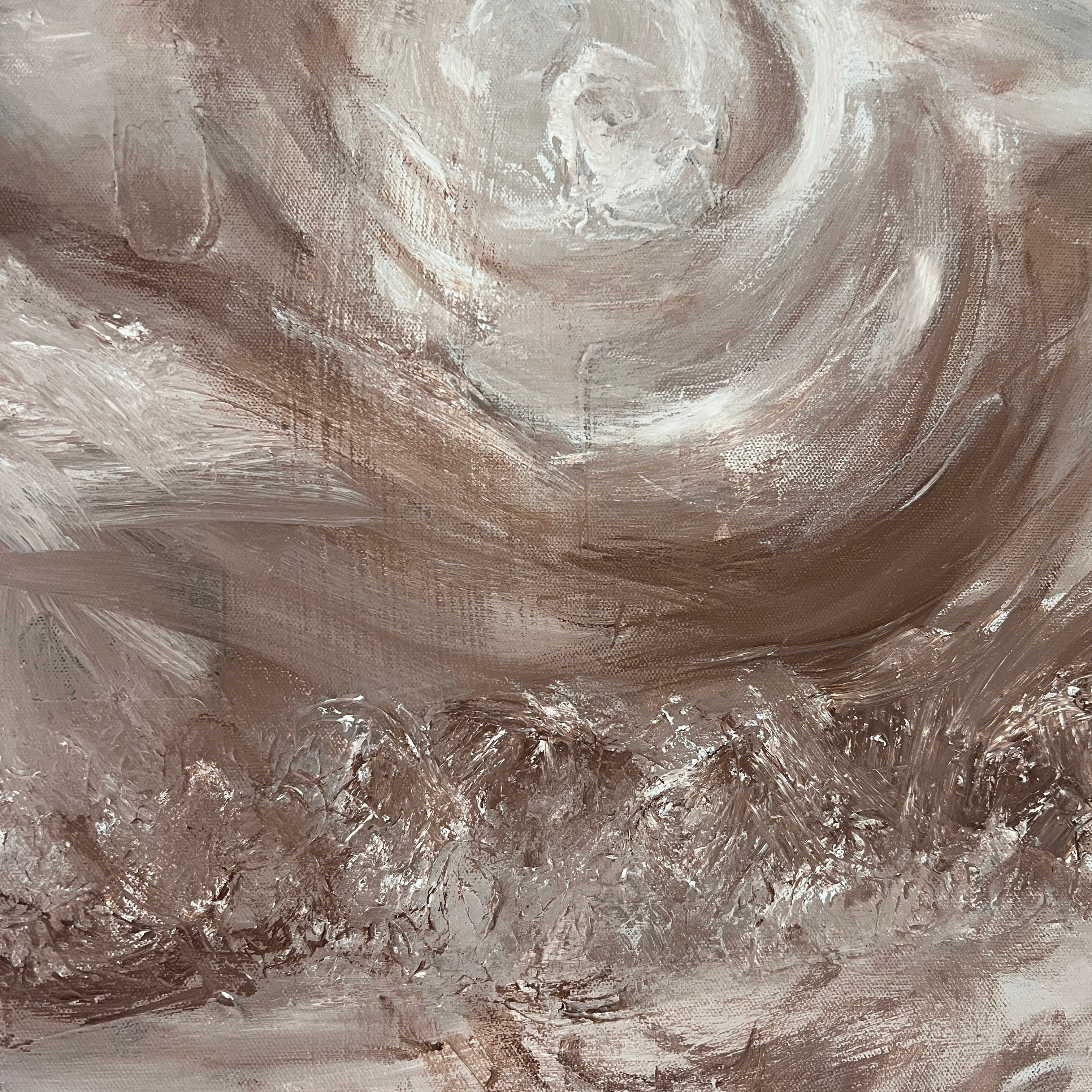 River Memory – Original Abstract Acyclic Painting Sofa By Design