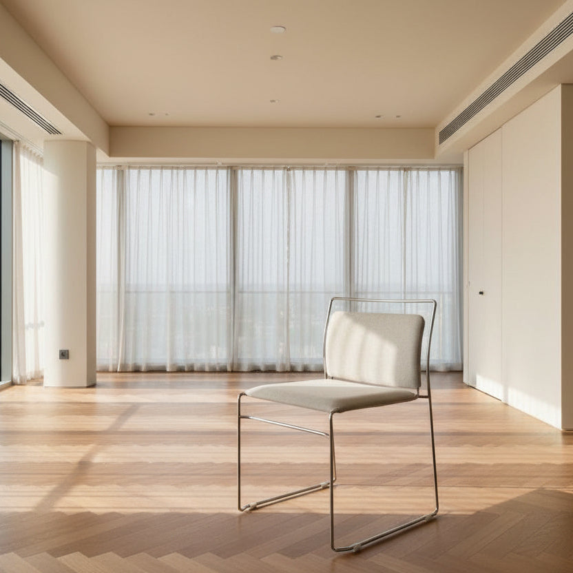 Bauhaus-Inspired Metal Dining Chair Sofa By Design