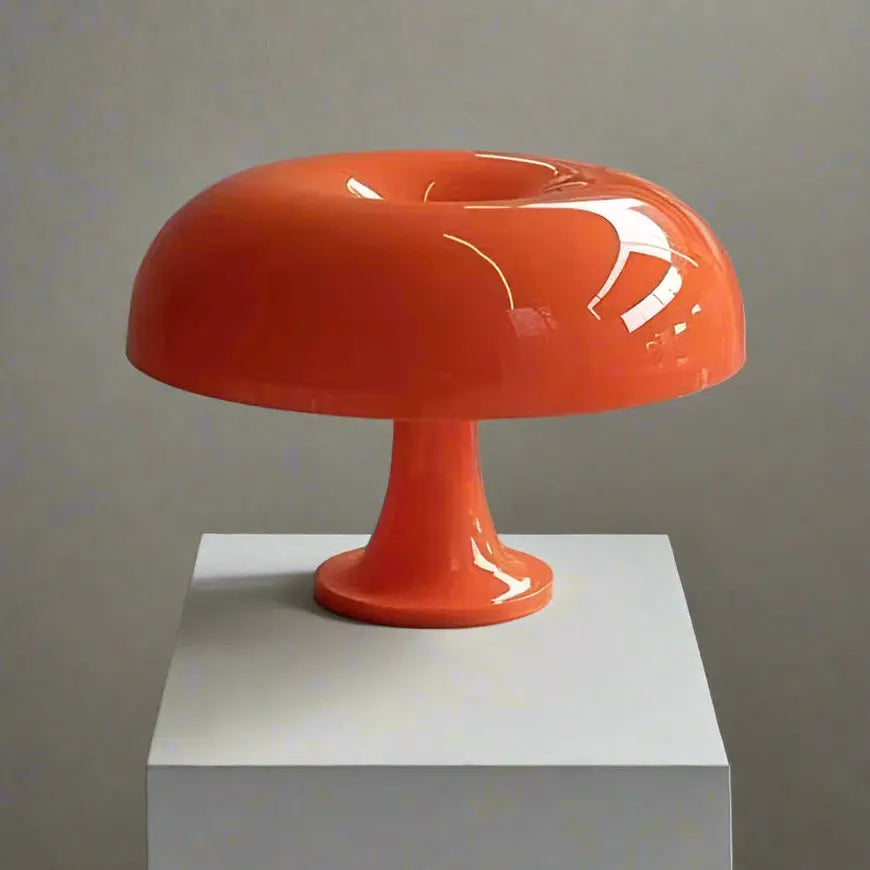 Illuminating Elegance: Rechargeable Orange Mushroom Table Lamp with Adjustable Lighting Sofa By Design