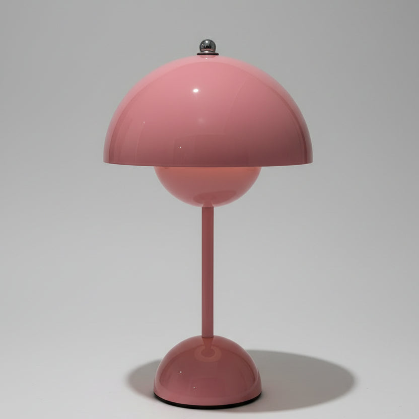 Pink Flower Bud Portable LED rechargeable Table Lamp – Vintage Touch Lamp