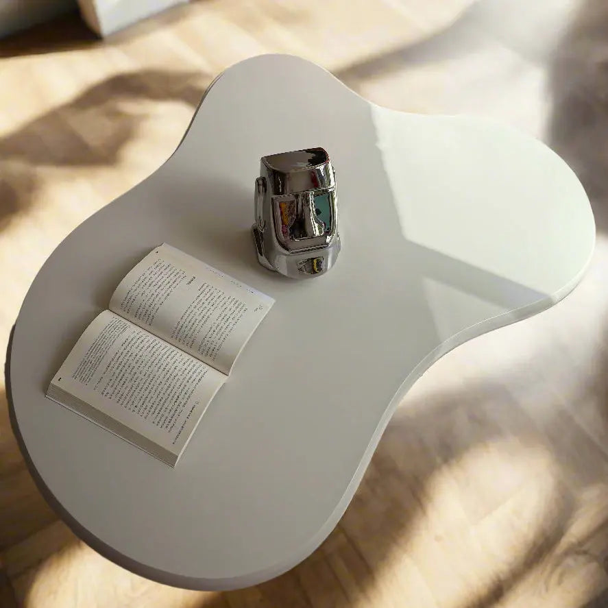 Cream White Modern Cloud Coffee Table – Sculptural Minimalist Centerpiece Sofa By Design