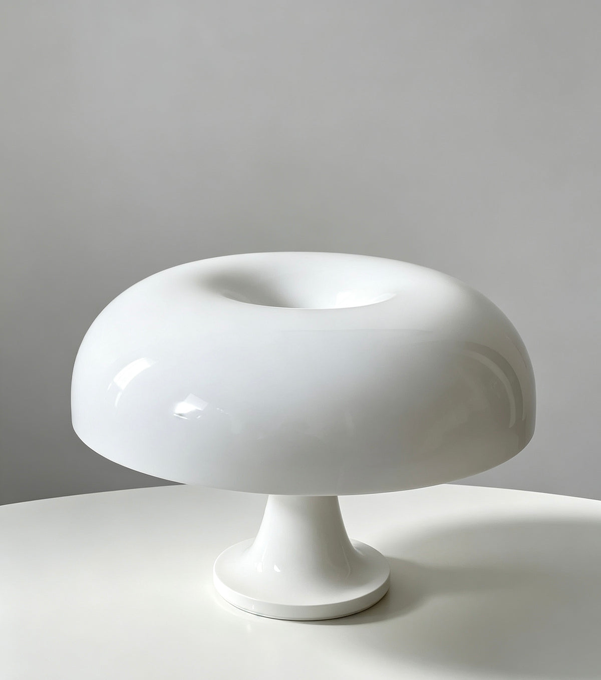 Pearl White Mushroom Table Lamp – Rechargeable Touch LED