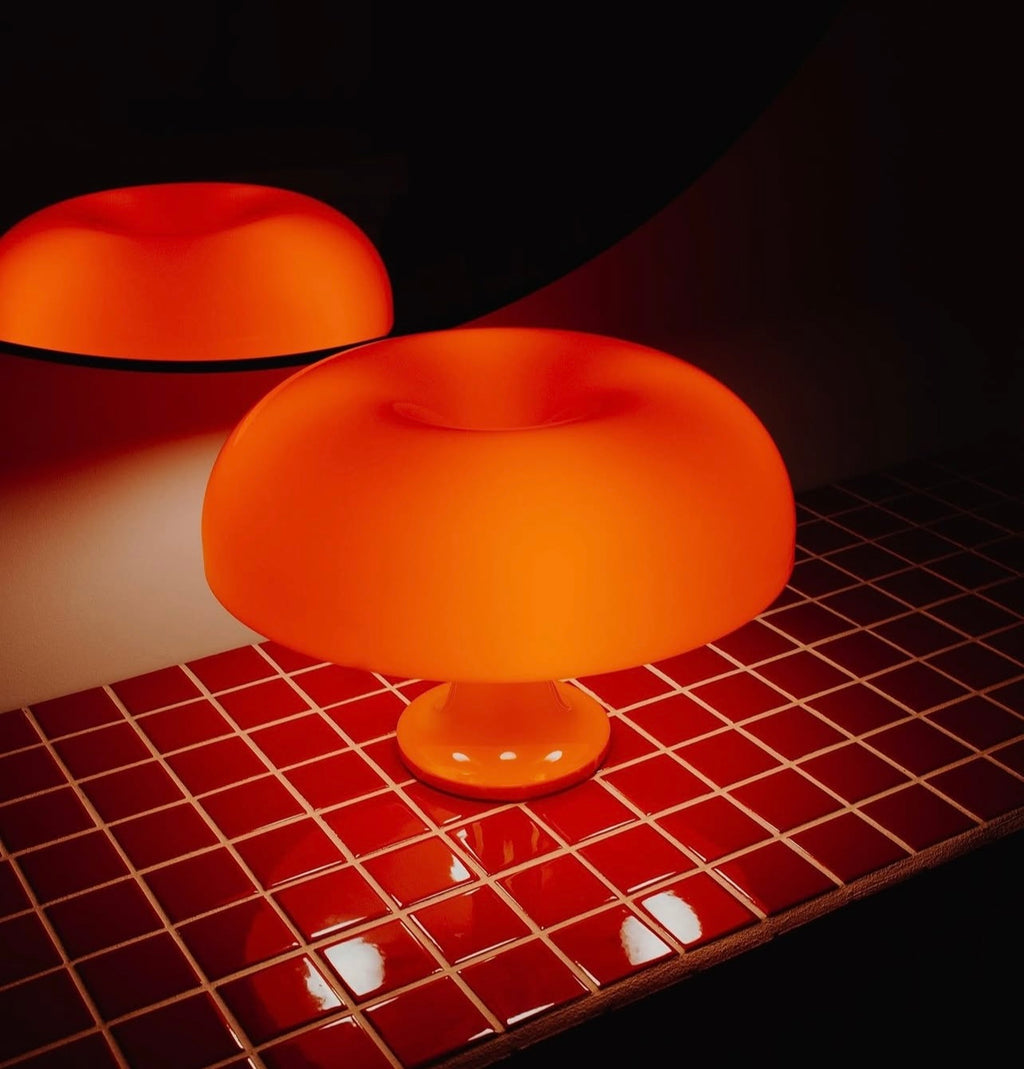 Klein Blue Mushroom Table Lamp – Rechargeable Touch LED