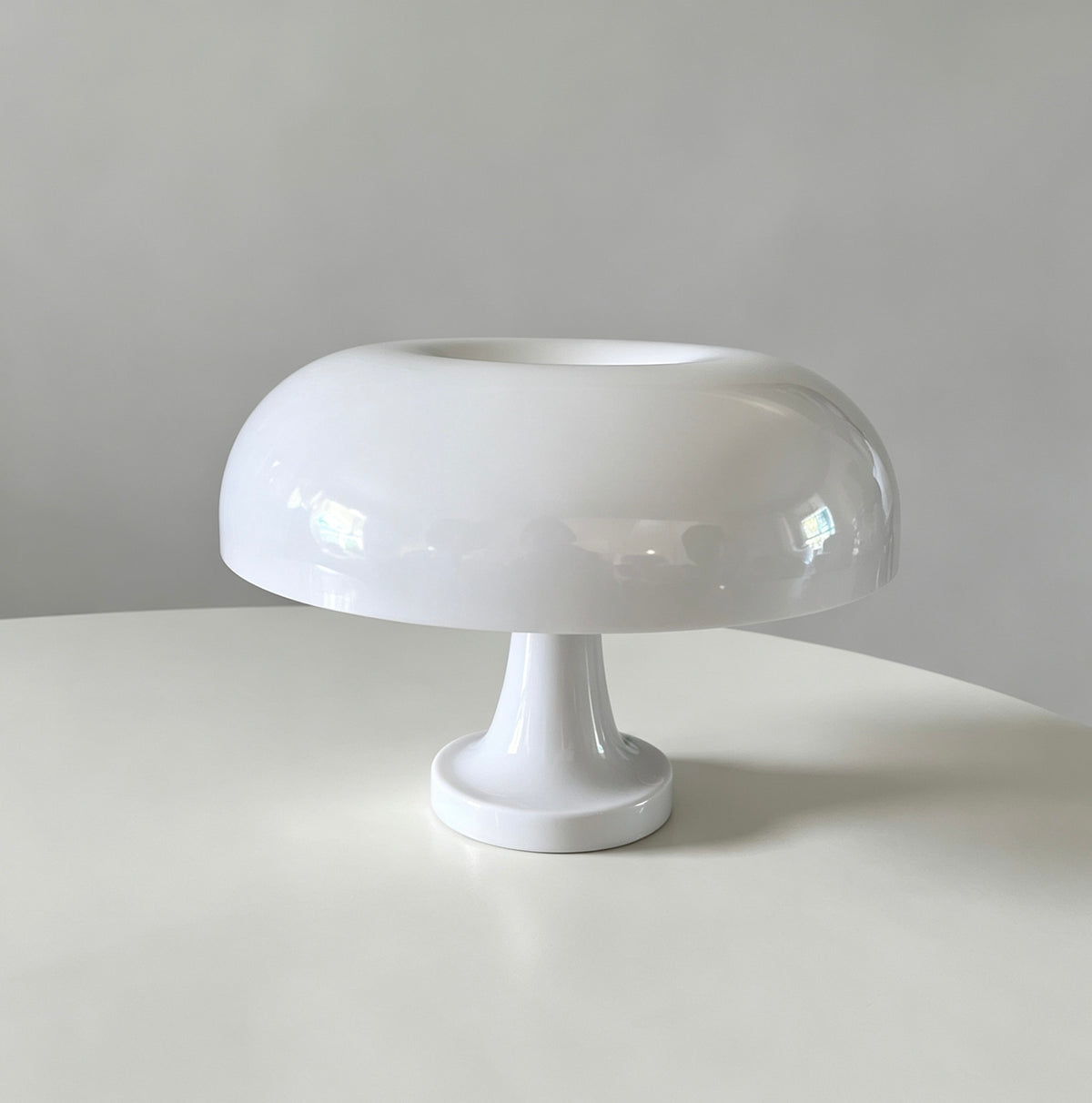 Pearl White Mushroom Table Lamp – Rechargeable Touch LED