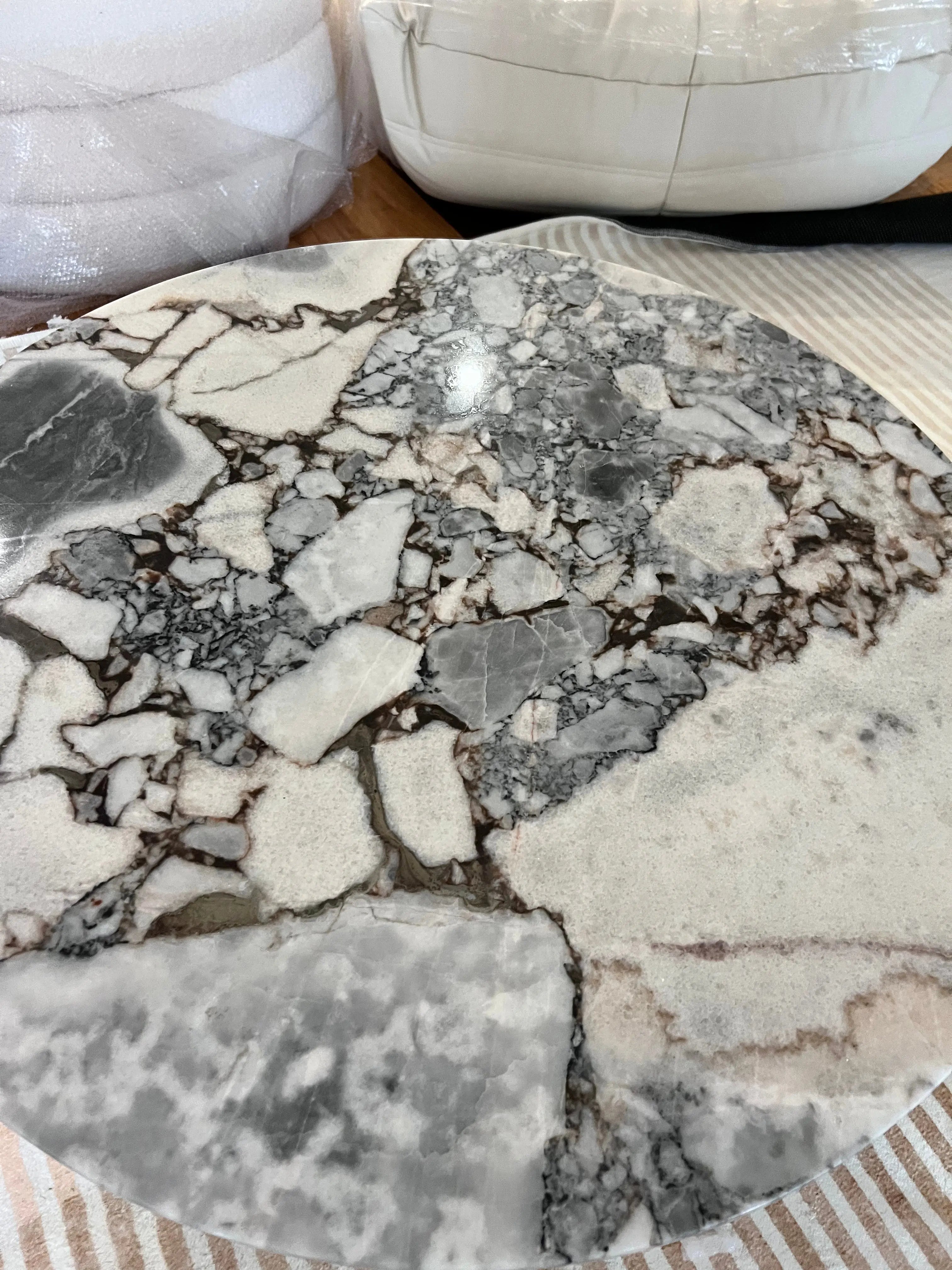 Sofa By Design Natural Stone Calacatta Luxury Marble Coffee Table TopTasteLife