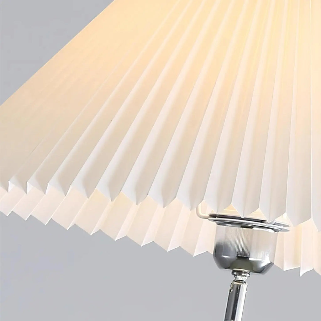 Twisted Floor Lamp Pleated Shade Zigzag Modern Style Sofa By Design