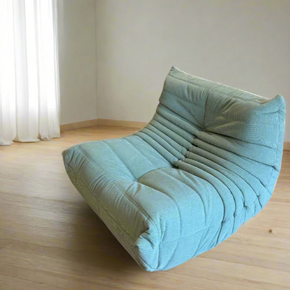 Green corduroy single Sofa By Design