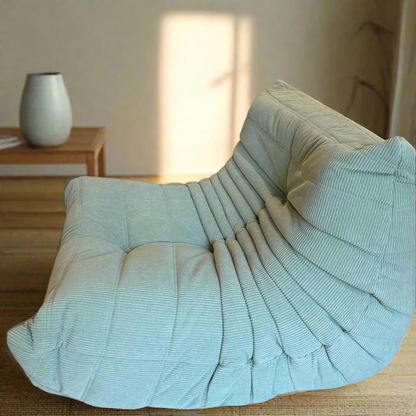 Green corduroy single Sofa By Design