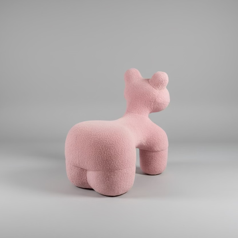Sofa by Design Pony Chair Footstool – A Sculptural Fusion of Whimsy and Comfort Sofa By Design