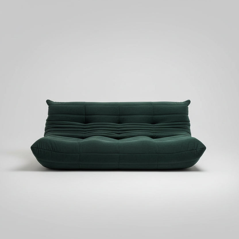 SofaByDesign Fireside Modern Retro Sofa Three Seater lazy Caterpillar Couch - Sofa By Design