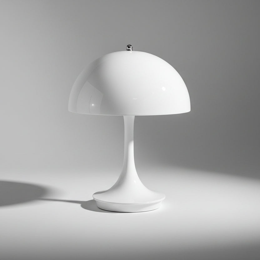 White Mushroom Portable LED rechargeable Table Lamp – Touch Lamp