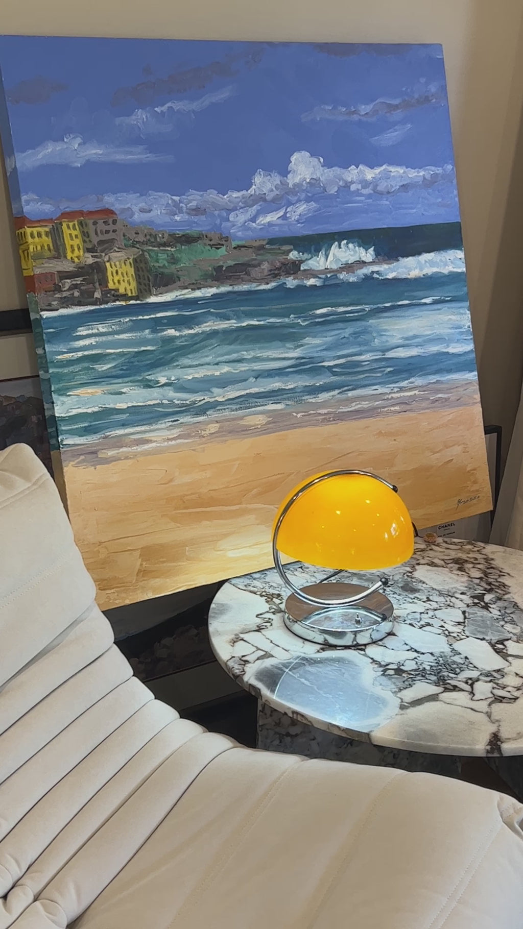 Retro desk lamp Creative Bauhaus Gradient Glass Desk Lamp